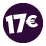 Prezzi tondi: 17€